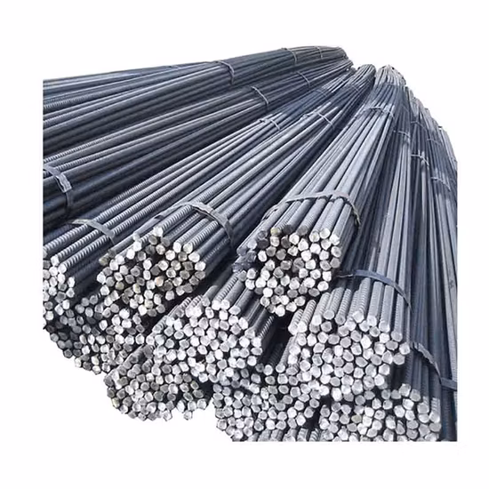 Deformed Steel Rebar Q195 1010 1020 (fe 360b) Production Line Concrete Iron Rod Steel Hot Sale 12mm 14mm House Building Material