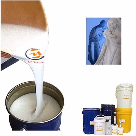100: 2 RTV2 Silicone Rubber Raw Material for Concrete Column/Statue Mold Making