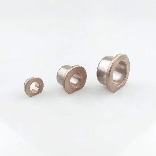 Powdered Metal Parts Sintered Copper Flange Powder Metallurgy Steel Bushing